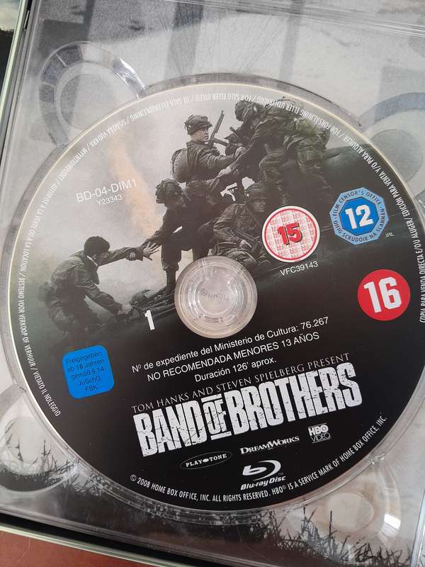 Band of Brothers Blu-Ray (6 Discs) Untested