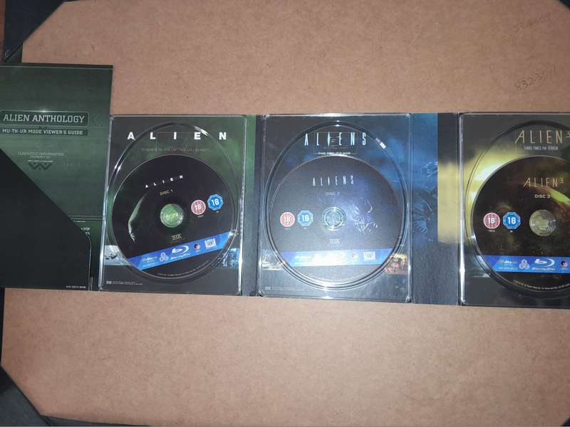 Alien Anthology Blu-Ray (6 Discs) Untested