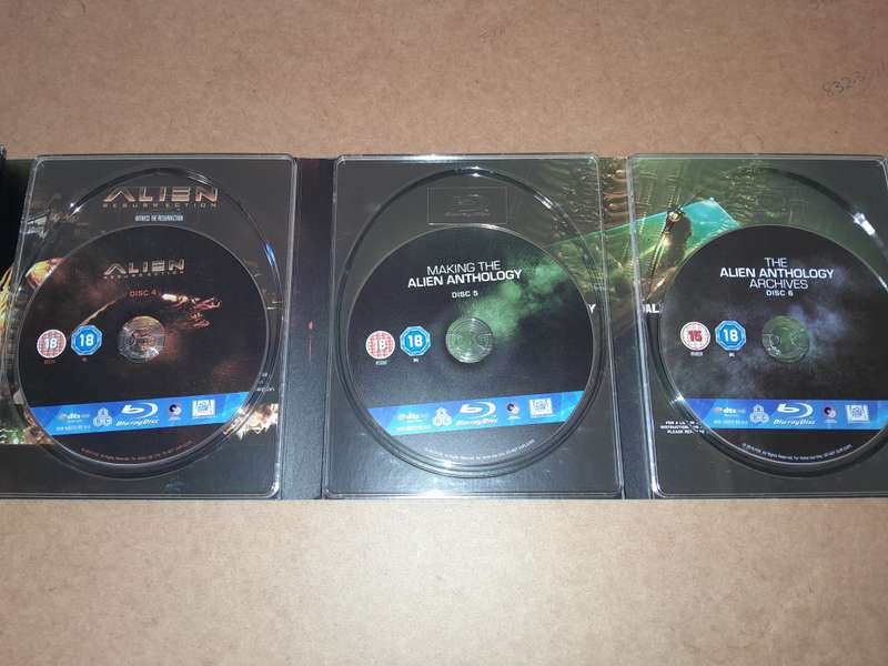 Alien Anthology Blu-Ray (6 Discs) Untested