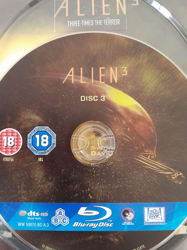 Alien Anthology Blu-Ray (6 Discs) Untested