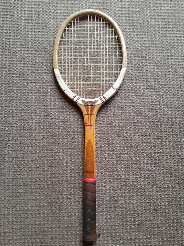 Vintage Dunlop Wooden Tennis Racquet / Racket