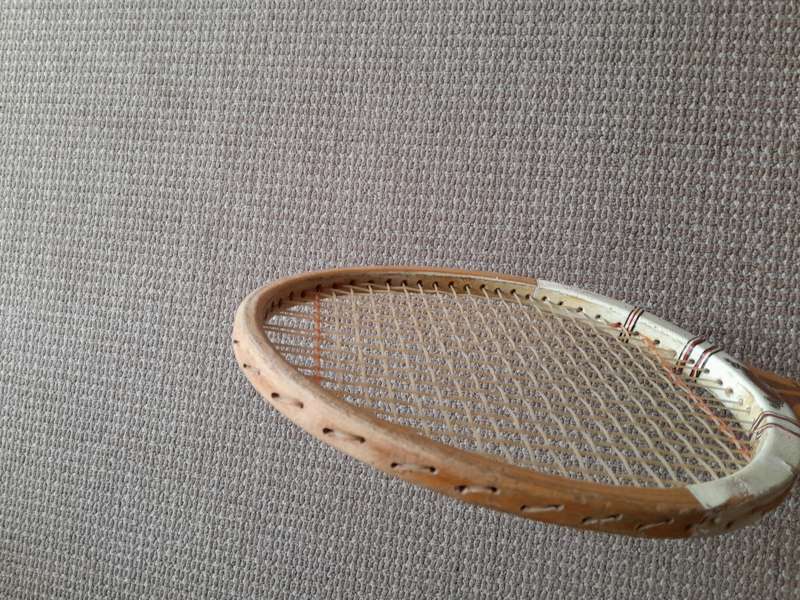 Vintage Dunlop Wooden Tennis Racquet / Racket