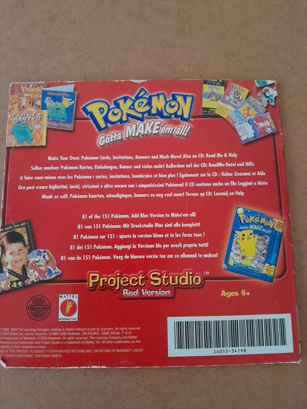 PC 1999 Pokémon: Red Version - Gotta Make' em All