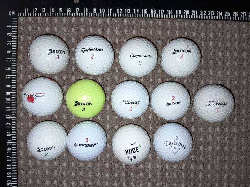 31xSecond Hand Used Golf Balls & Tees Bundle