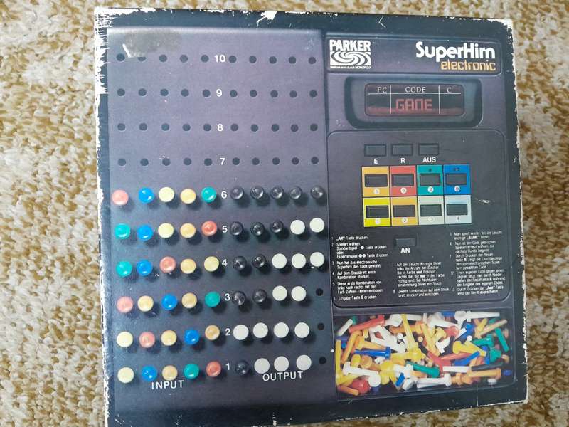 1978 Mastermind Electronic (Parker SuperHim Electronic) - Tested & Working! (German Instructions)