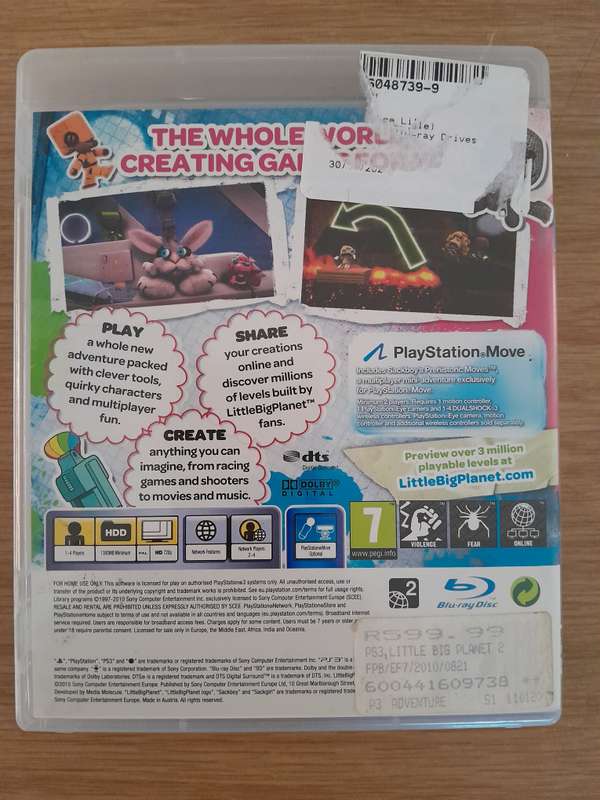 Little Big Planet 2 PS3 - Tested and working