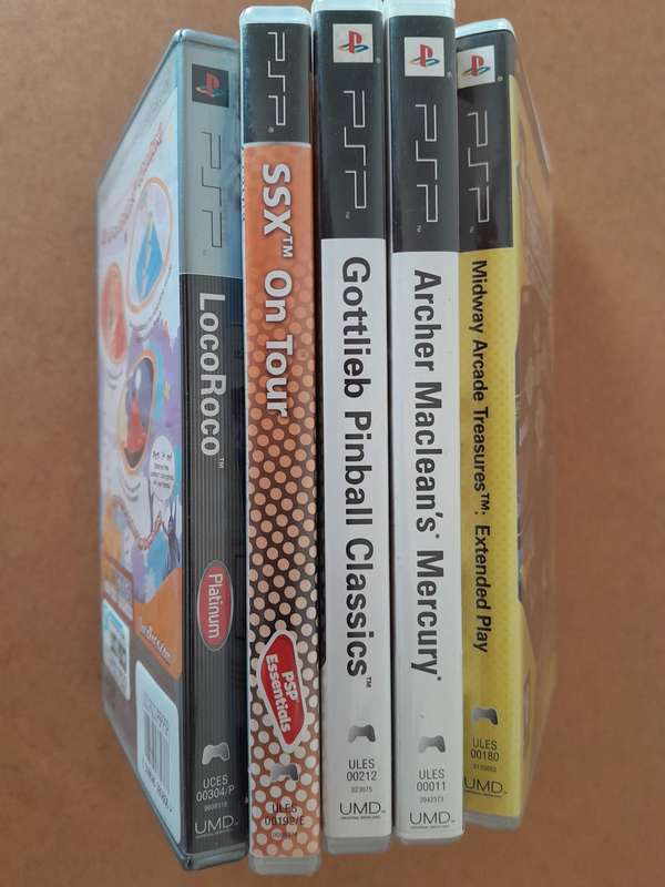 5xPSP (Playstation Portable) Games Bundle (Untested)