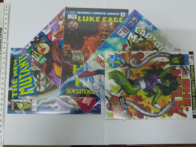 5x 2024 Marvel Masterpiece XL Card Bundle - What If Variant (5)