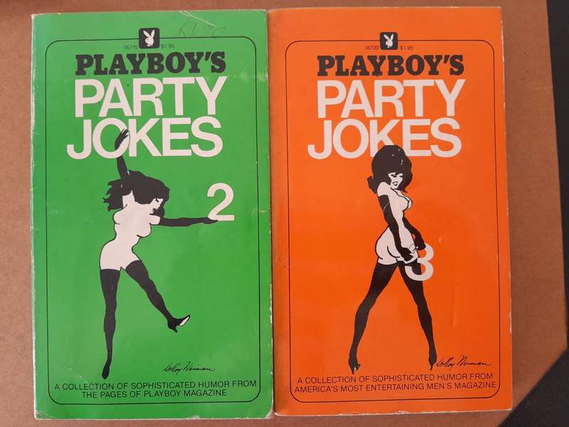 2xVintage Playboy's Party Joke Books - Book 2 And Book 3