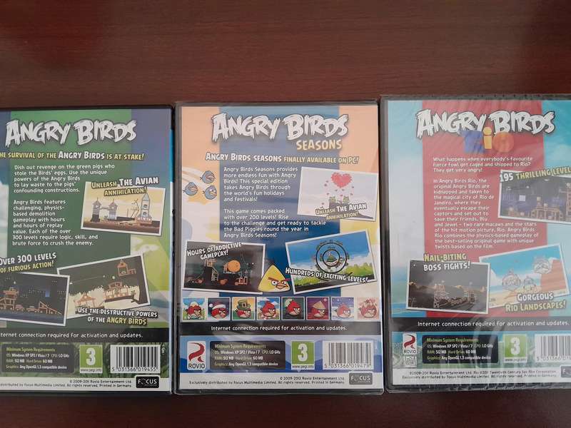 Angry Birds Game Bundle (Original, Rio & Seasons)
