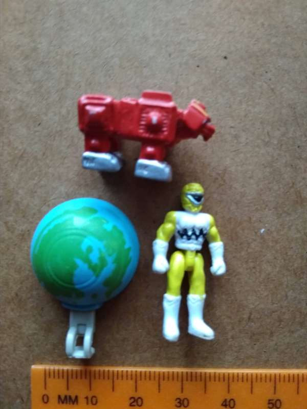 1995 Vintage Bandai Red Power Rangers Morphin Machine Polly Pocket Style Playset HEAD