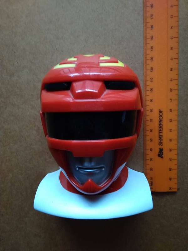 1995 Vintage Bandai Red Power Rangers Morphin Machine Polly Pocket Style Playset HEAD