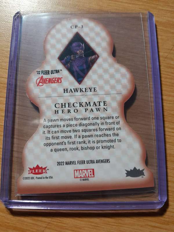 2022 FLEER ULTRA AVENGERS #CP-7 ANT-MAN CHECKMATE HERO PAWN