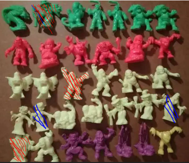 MIMP Monster In My Pocket series 1 Figurines v2 (Each)