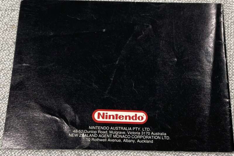Vintage Nintendo Gameboy GB Super Mario Land Instruction Manual Only