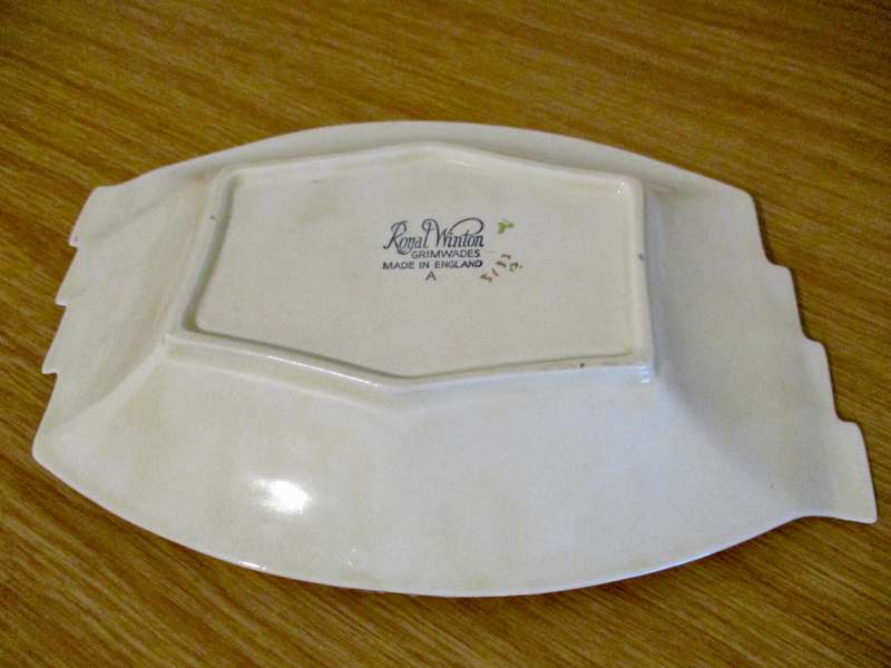 Art Deco Signed Royal Winton Trinket Dish
