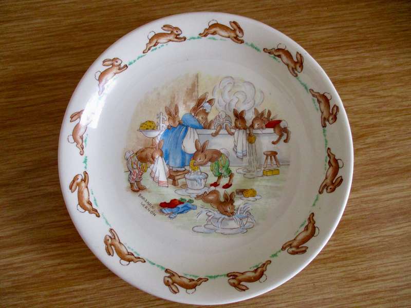 Rare Signed Bunnykins Trio Royal Doulton!