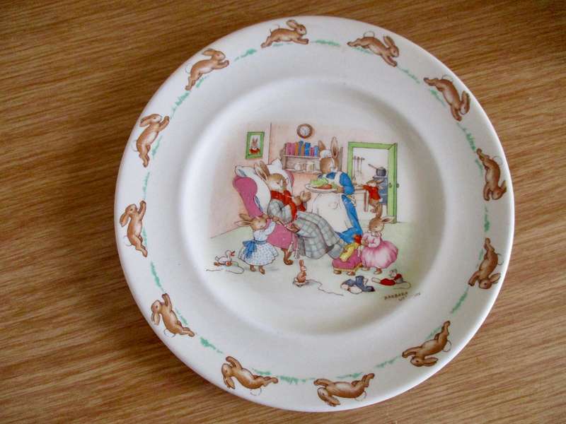 Rare Signed Bunnykins Trio Royal Doulton!