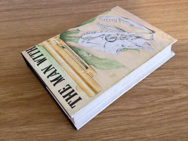Rare WHITE Endpapers IAN FLEMING The Man With The Golden Gun FIRST EDITION Cape Book