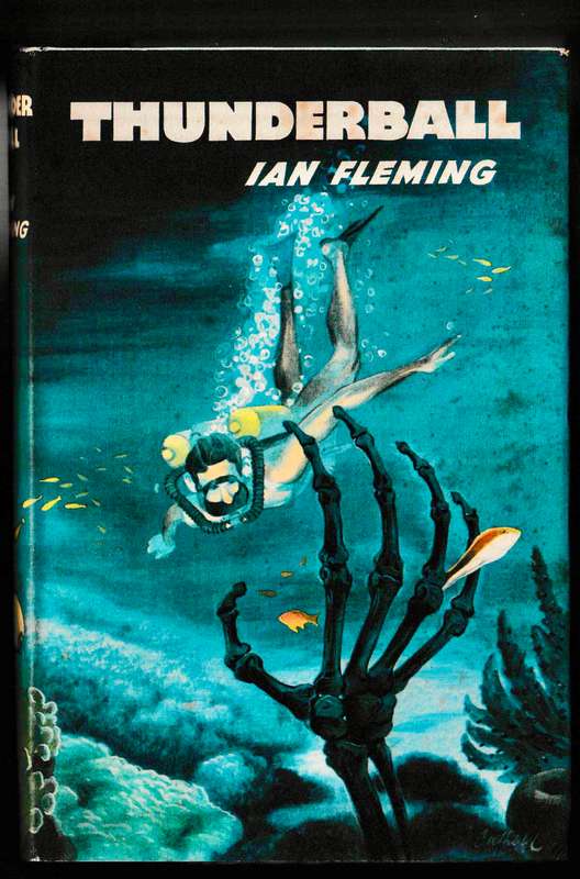 Ian Fleming THUNDERBALL Book Club 1961 Hardcover with Jacket James Bond