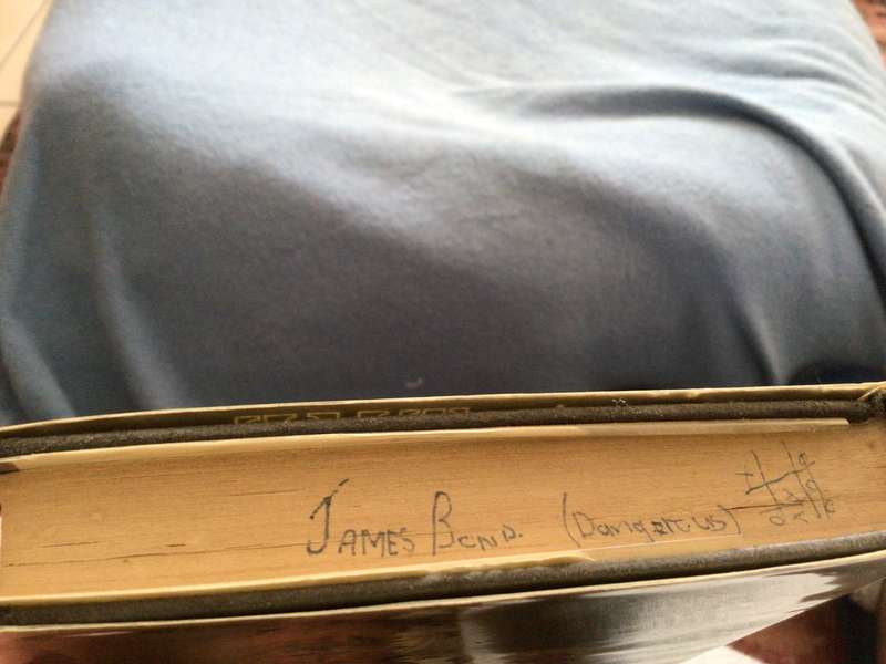 THE JAMES BOND DOSSIER First Edition by Kingsley Amis Hardcover with Jacket