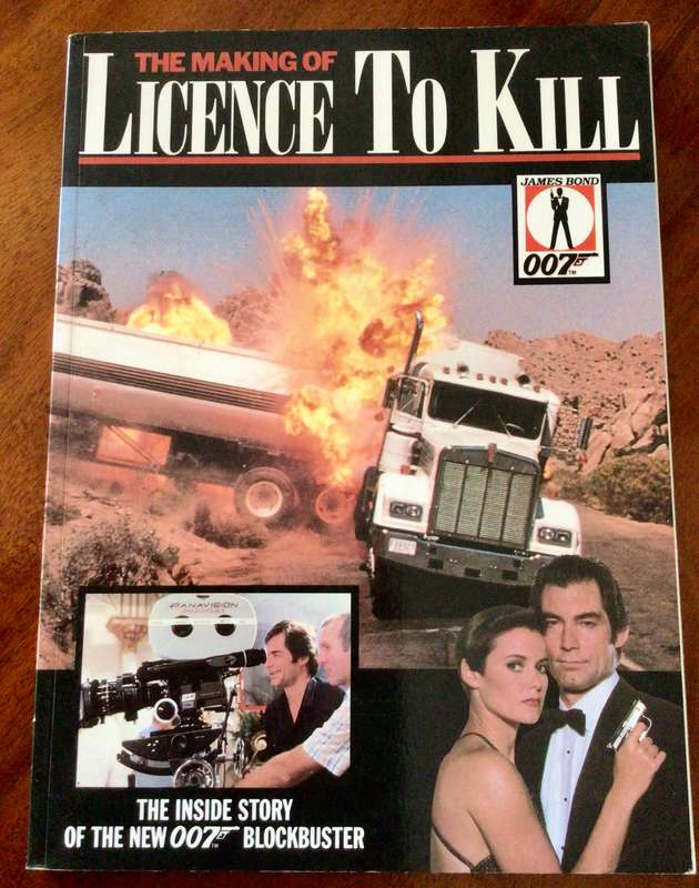 Rare Large Softcover Book THE MAKING OF LICENCE TO KILL James Bond Movie
