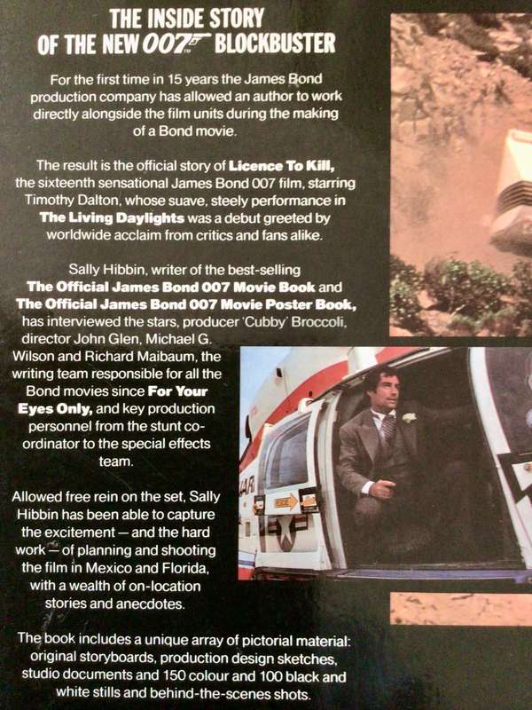 Rare Large Softcover Book THE MAKING OF LICENCE TO KILL James Bond Movie