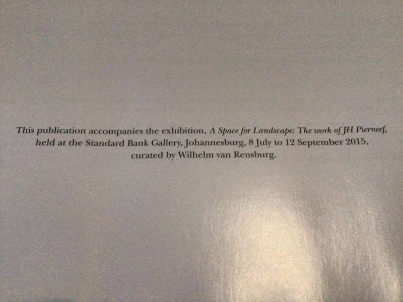 A Space For Landscape: The Work of J H Pierneef Book