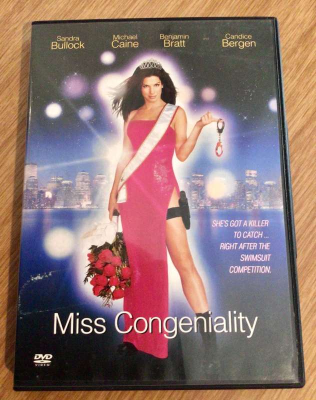 MISS CONGENIALITY movie DVD starring Sandra Bullock Michael Caine