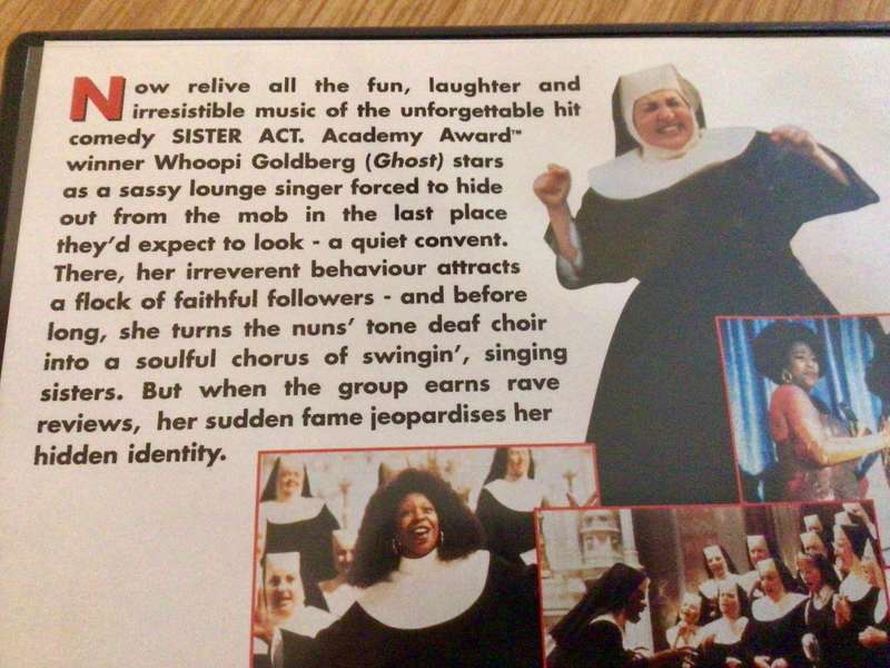 SISTER ACT movie DVD starring Whoopie Goldberg Maggie Smith