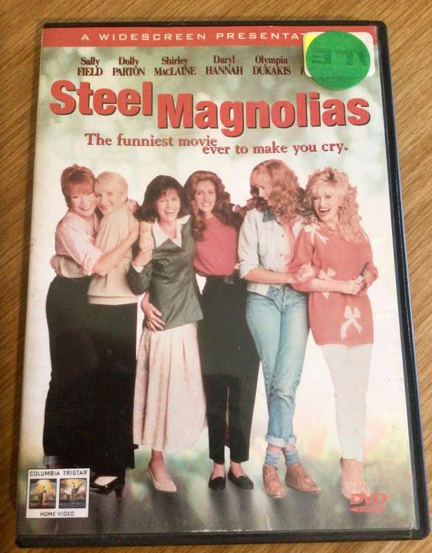 STEEL MAGNOLIAS movie DVD starring Dolly Parton, Julia Roberts, Sally Field