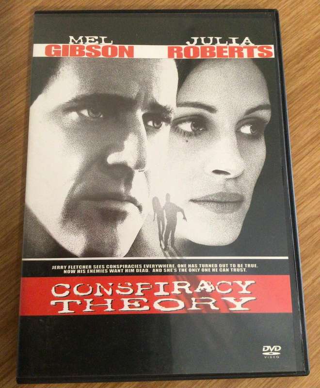 CONSPIRACY THEORY DVD movie Mel Gibson, Julia Roberts