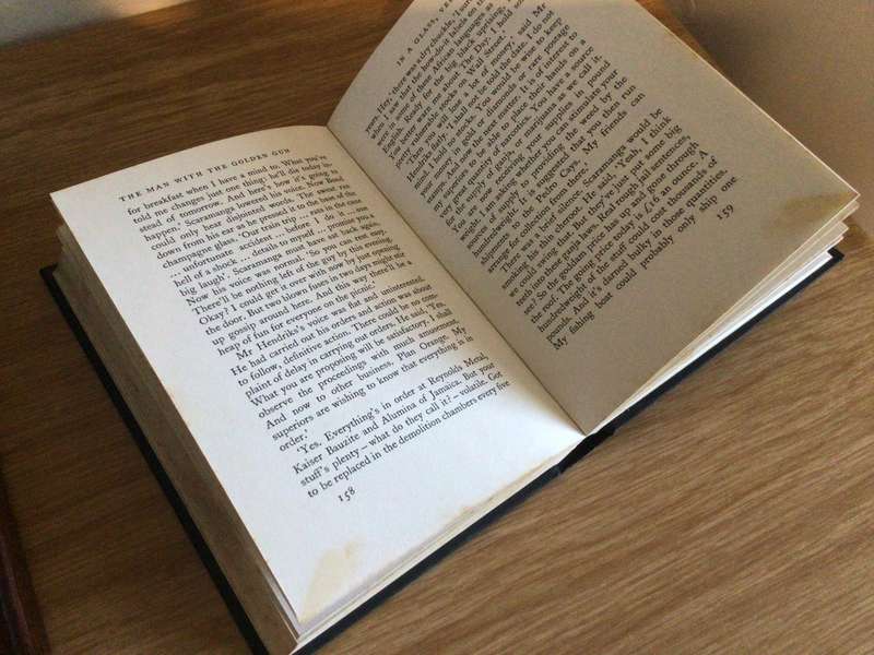 FIRST EDITION Ian Fleming THE MAN WITH THE GOLDEN GUN Hardcover James Bond