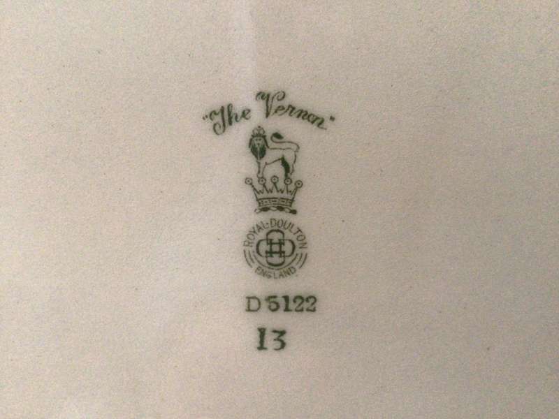 Extra Large Vintage Royal Doulton Platter The Vernon