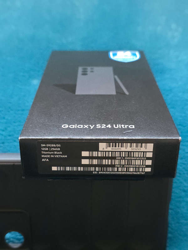 Samsung S24 Ultra 256GB Titanium Black