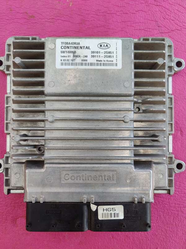 Kia Optima Engine ECU, 2.4, G4KJ, Petrol, SEC SET, TF, 01/11-10/15 Automatic