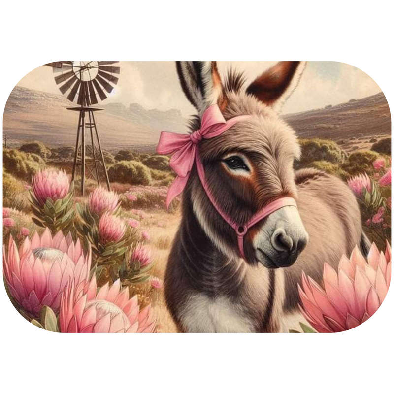 Printed Mouse Pad: Donkey