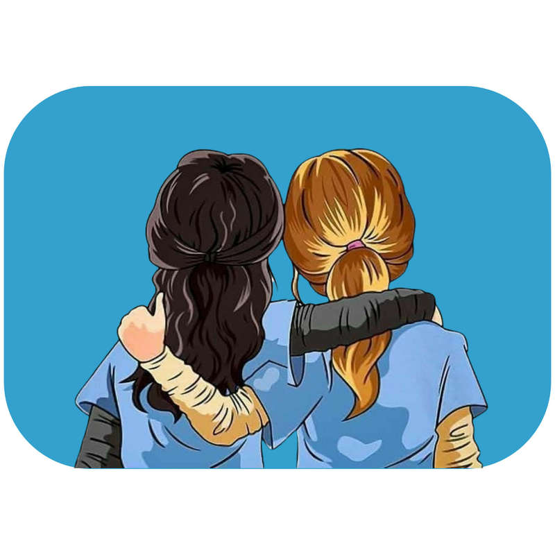 Printed Mouse Pad: Friendship