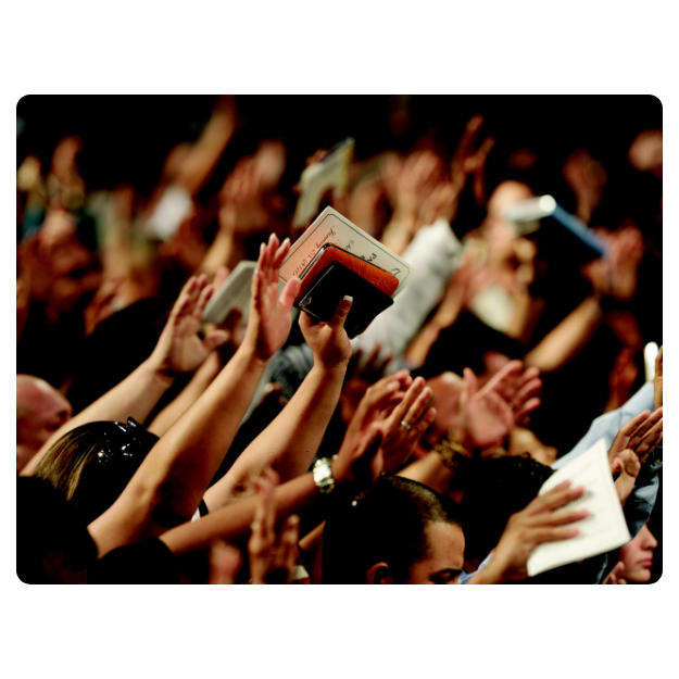 Printed Mouse Pad: Hands in Air
