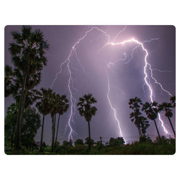 Printed Mouse Pad: Lightning