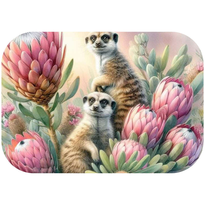 Printed Mouse Pad: Meerkat