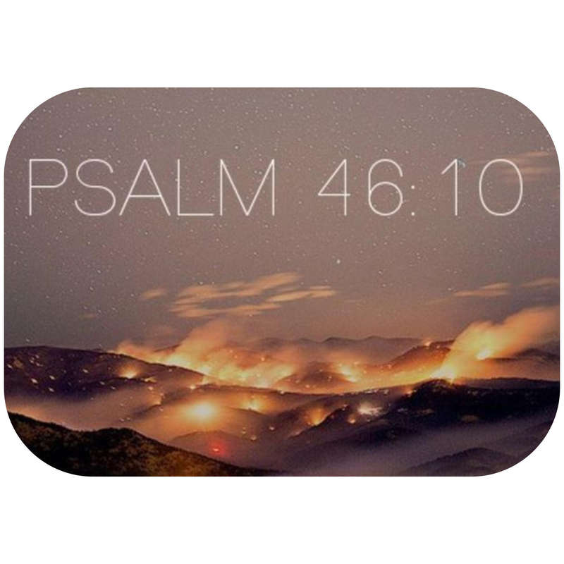 Printed Mouse Pad: Psalm 46:10