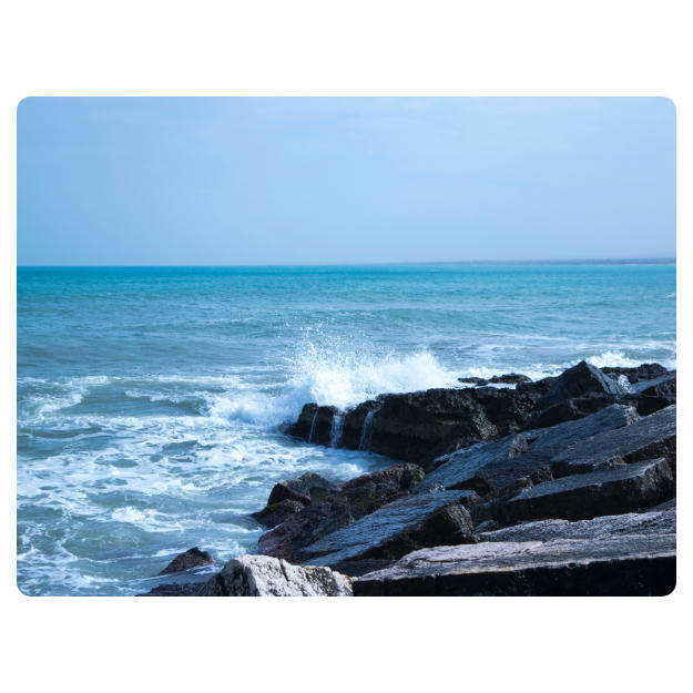 Printed Mouse Pad: Waves
