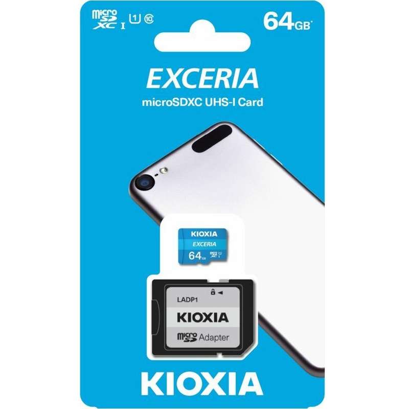 Kioxia Exceria 64GB microSDXC UHS-I Card Class10 100MB/s