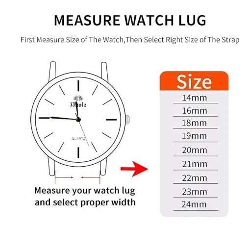 Dark Brown Leather Watch Strap  Measure Lug Width For Watch Strap Leather Watch Strap Dark Brown