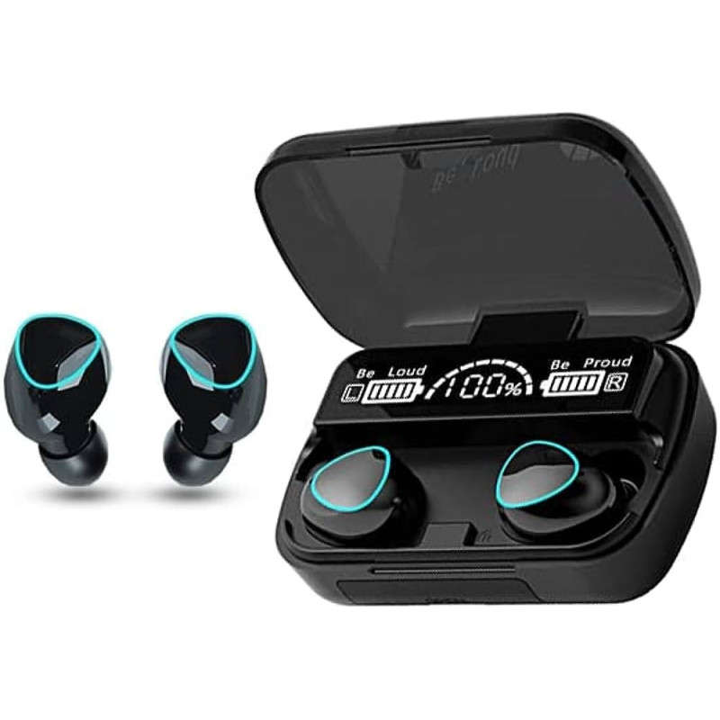 Wireless Bluetooth Earbuds with RGB and LED Charge State Display Charging Case | TWS M10