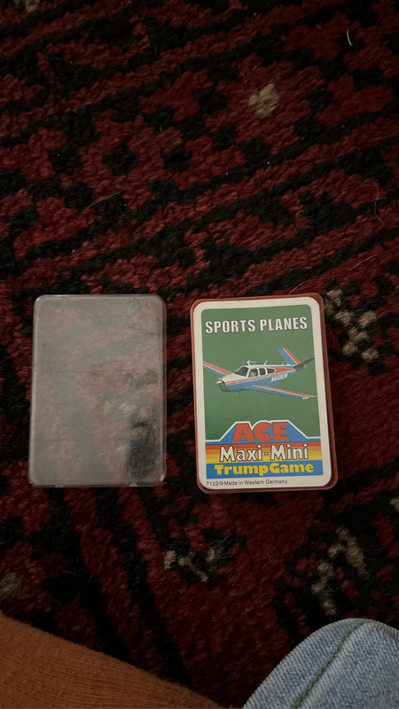 Ace Maxi Mini Trump Game - Sports Plane
