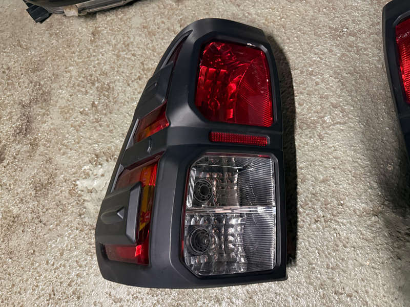 Original Toyota Headlamp and Taillamp set, with light protectors already fitted