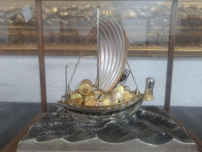 Takehiko Seki Sterling Silver Treasure Ship 960