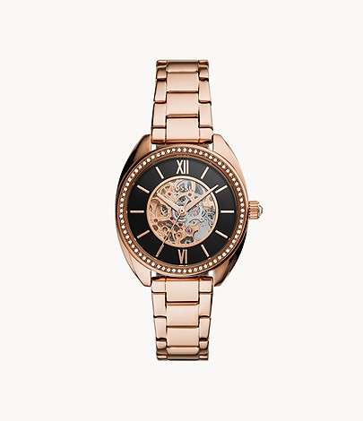 Fossil Rose Gold Vale Stainless Steel Watch